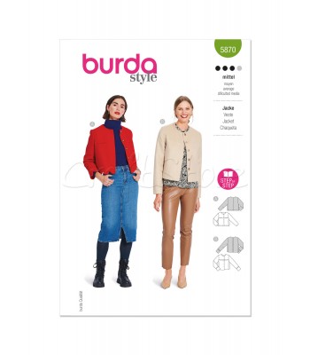 BURDA πατρόν JACKET 5870