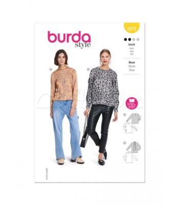  burda πατρόν μπλούζα 5878