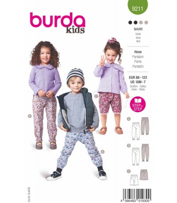 BURDA πατρόν πανταλονι 9211