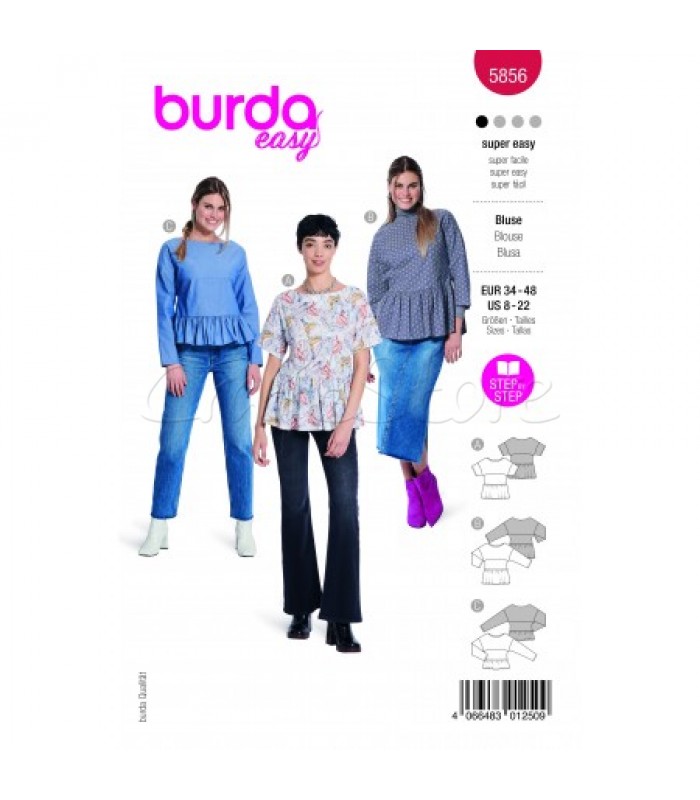 BURDA πατρόν μπλουζα 5856