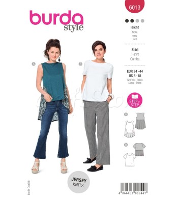 Burda πατρόν T-SHIRT 6013