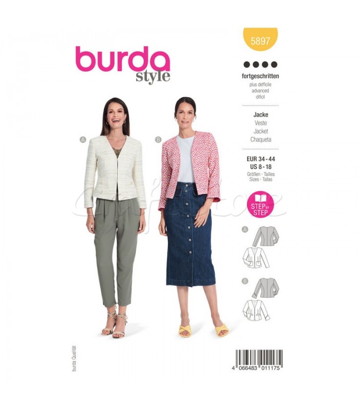  Burda Πατρόν Ζακέτα 5897