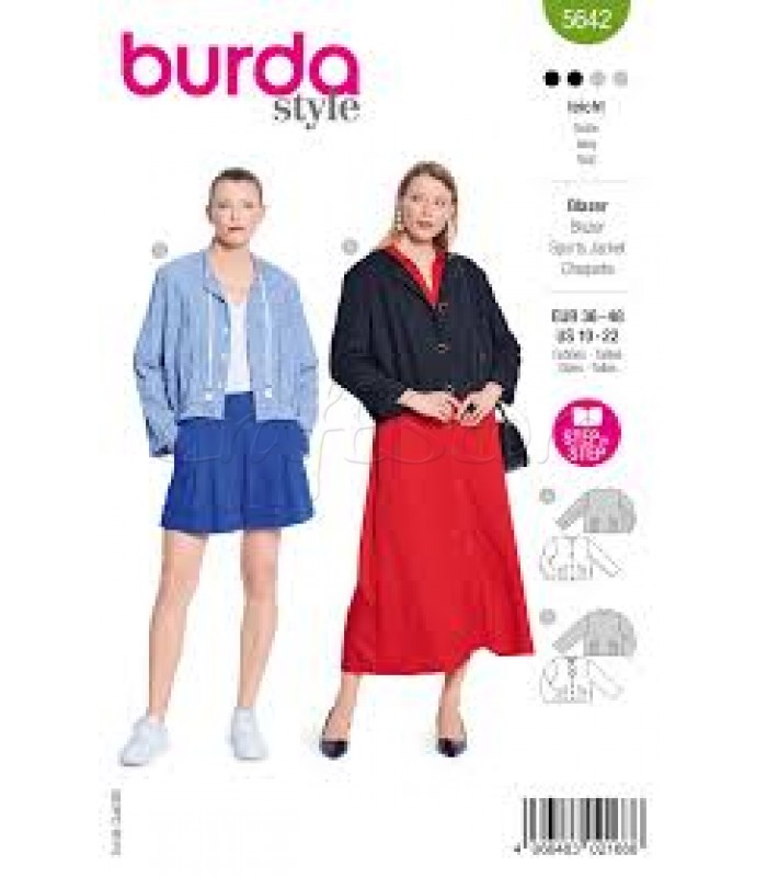 BURDA πατρον  Jachet 5642