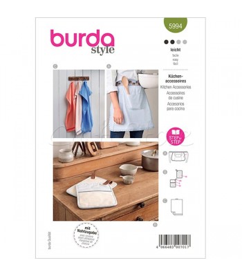 Burda πατρόν σετ κουζίνας 5994