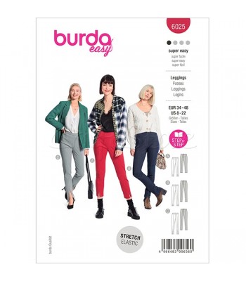 BURDA πατρον  παντελόνι-KOLAN 6025