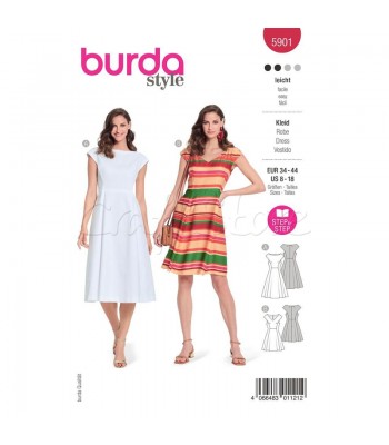 BURDA πατρόν φόρεμα 5901