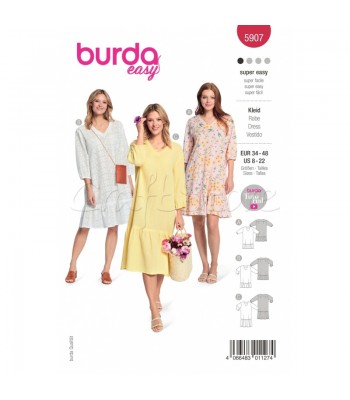 BURDA πατρόν φορέματα 5907