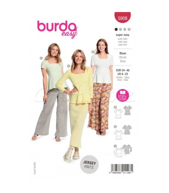 BURDA πατρόν Mπλο΄υζα 5908