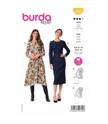  burda πατρόν φόρεμα 5983