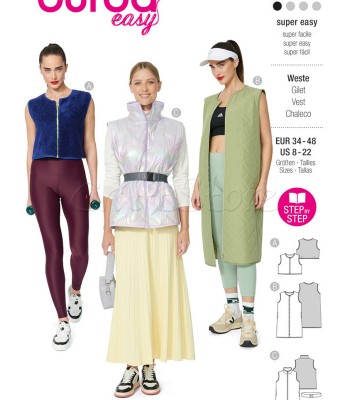 BURDA πατρόν Gilet/Αμάνικο 5764