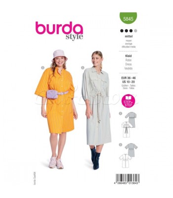 BURDA πατρόν φορέματα 5845