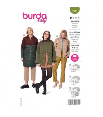 BURDA  JACKET -COAT 5941