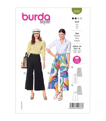 BURDA πατρον  παντελόνι 6032