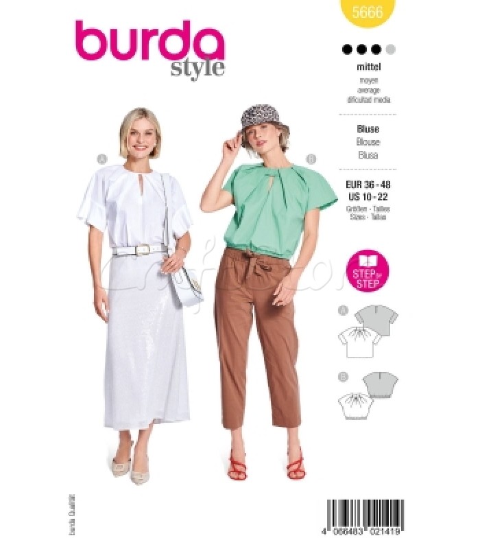 Burda πατρόν Mπλουζα  5666