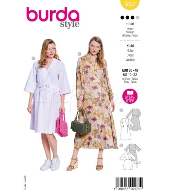 BURDA πατρόν φορέματα 5637