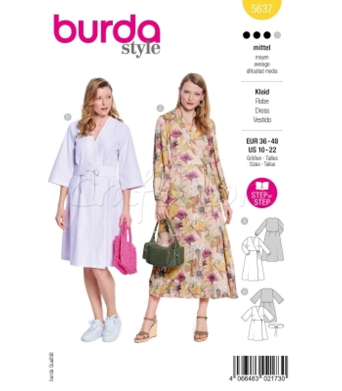 BURDA πατρόν φορέματα 5637