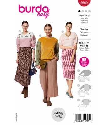 BURDA πατρόν Sweatshirt 5650