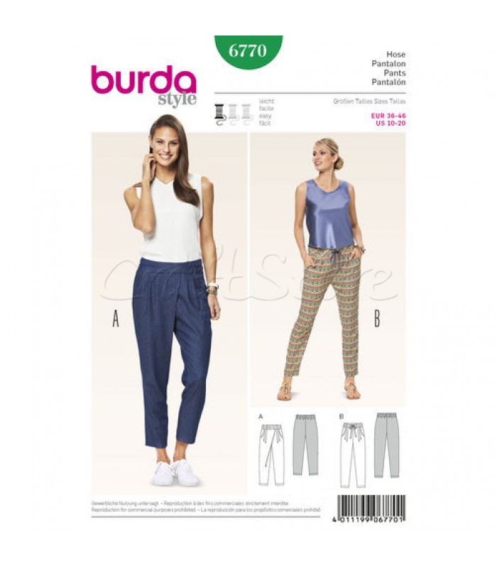 Burda Πατρόν Παντελόνια 6770