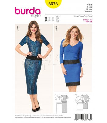 Burda Πατρόν για Φορέματα 6576