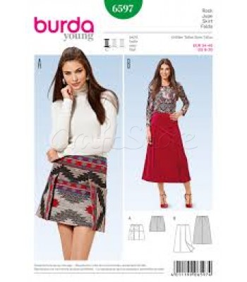 Burda Πατρόν Νεανικές Φούστες 6597