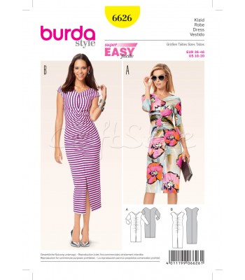 Burda Πατρόν Φορέματα 6626