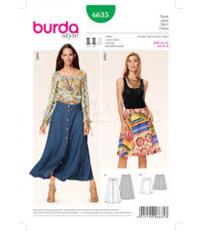 Burda Πατρόν Φούστες 6635