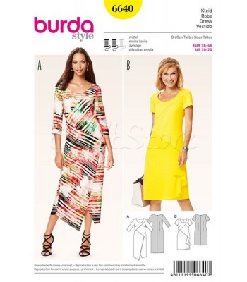 Burda Πατρόν Φορέματα 6640