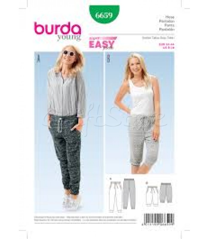 Burda Πατρόν Για Νεανικά Παντελόνια 6659