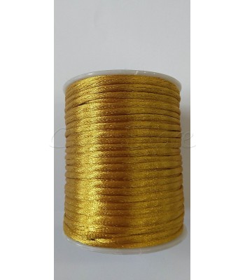 Cordoncino 2mm Χρυσαφί 100μ.