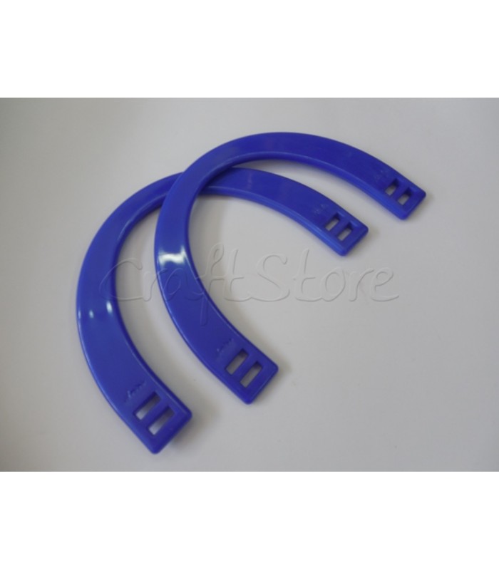 Χερούλια Τσάντας Πλαστικό 16*11cm Μπλε Royal