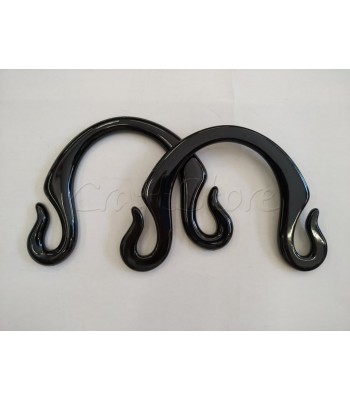 Χερούλια Κοκκάλινα Μαύρα 16,5cm X 11,5cm