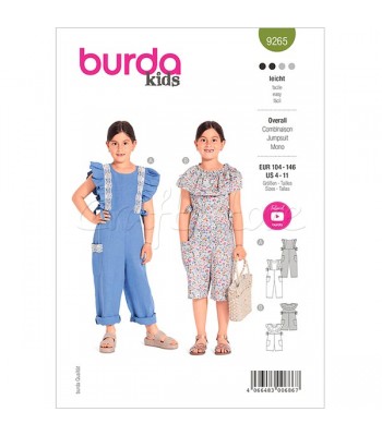 Burda πατρόν φόρμες 9265
