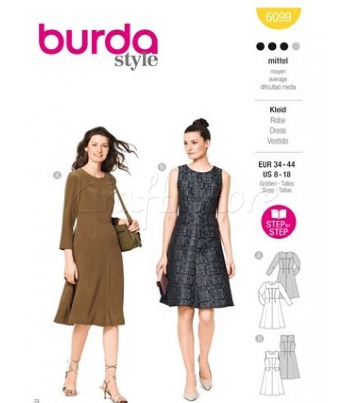  Burda Πατρόν Φορέματα 6099