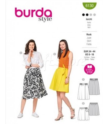  Burda Πατρόν Φούστες 6130