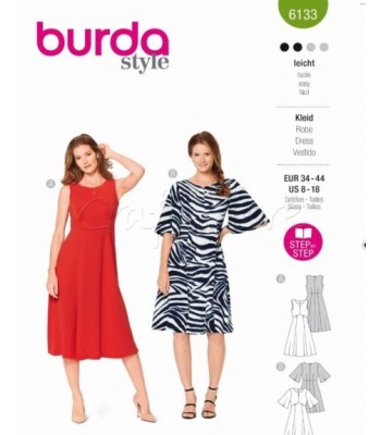  Burda Πατρόν Φορέματα 6133