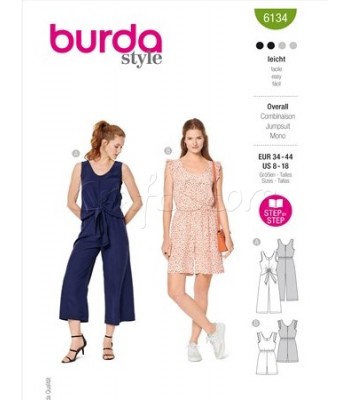  Burda Πατρόν Ολόσωμες Φόρμες 6134