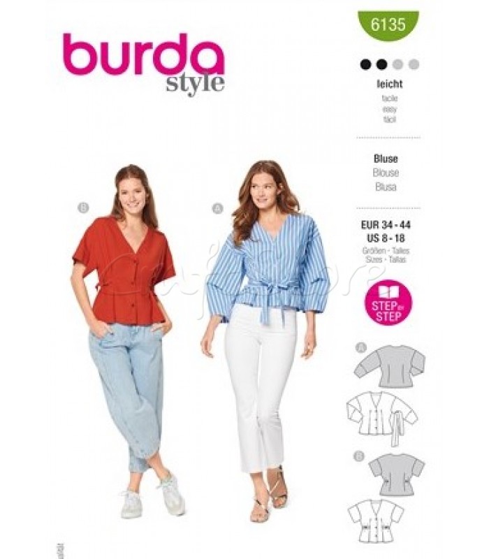 Burda Πατρόν Πουκάμισα 6135