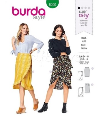  Burda Πατρόν Φούστες 6200