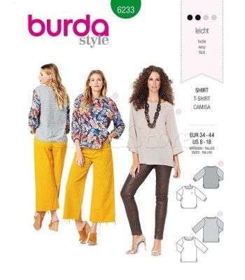 Burda Πατρόν Μπλούζες 6233