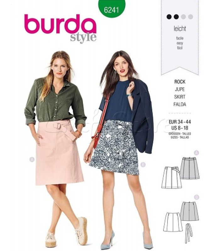  Burda Πατρόν Φούστες 6241