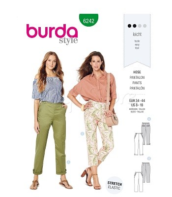 Burda Πατρόν Παντελόνια 6242