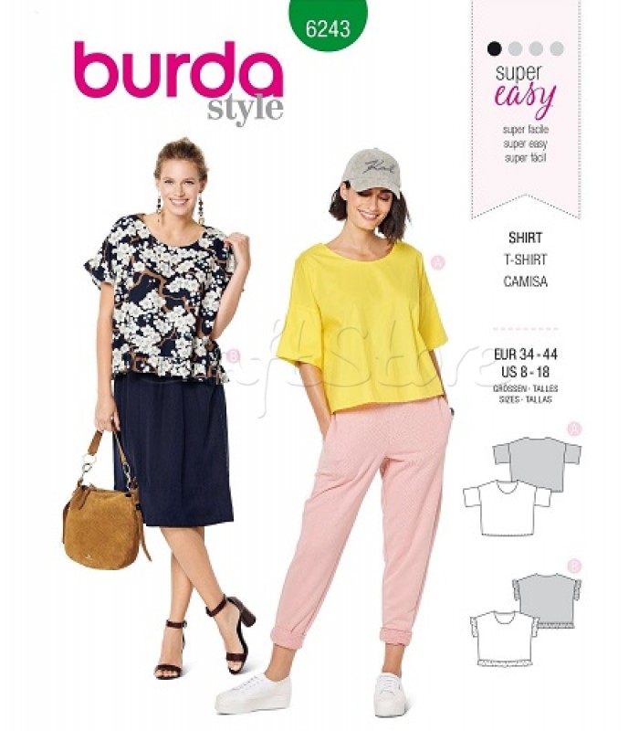 Burda Πατρόν Μπλούζες 6243