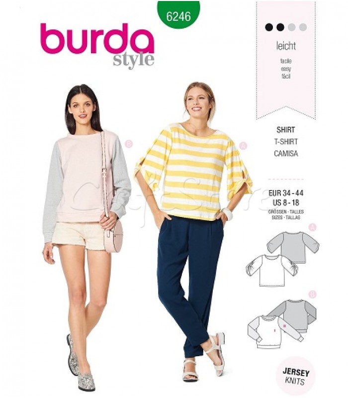 Burda Πατρόν Μπλούζες 6246