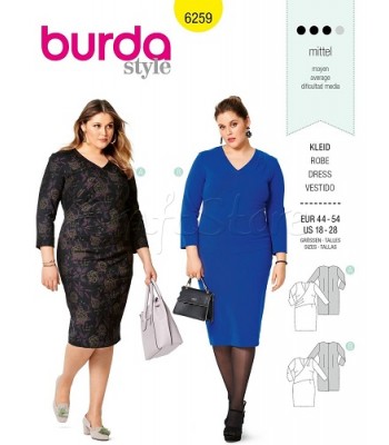 Burda Πατρόν Φορέματα 6259