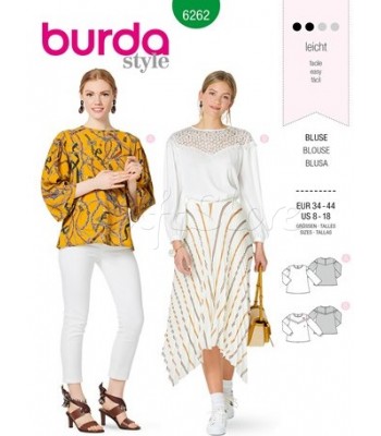  Burda Πατρόν Μπλούζες 6262