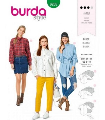 Burda Πατρόν Πουκάμισα 6263