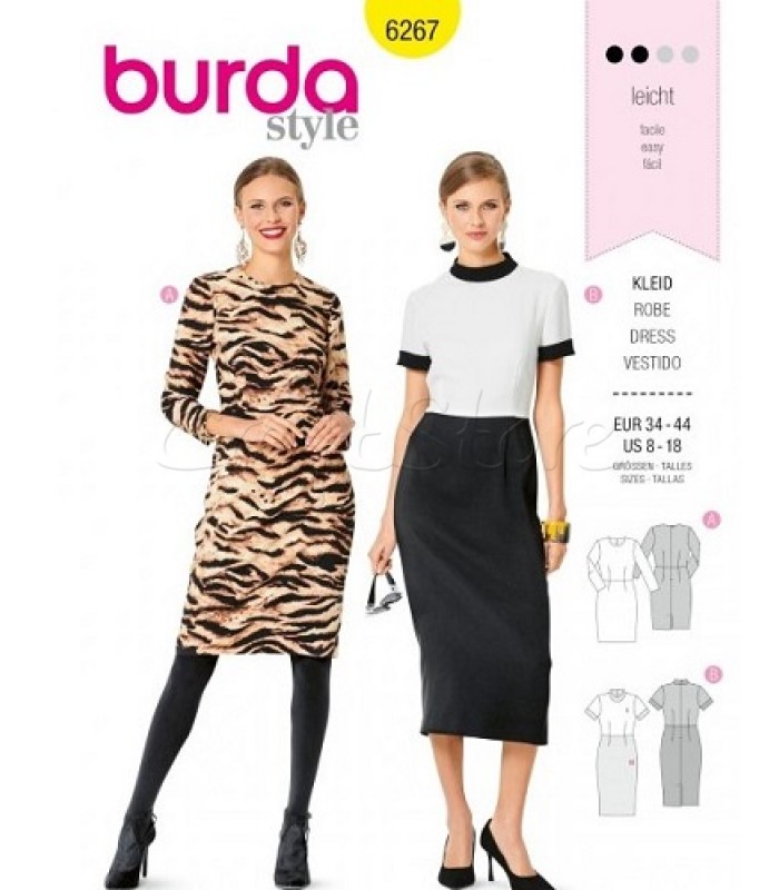  Burda Πατρόν Φορέματα 6267