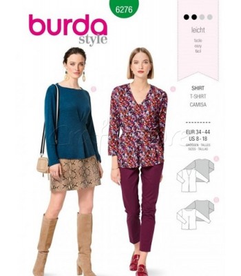  Burda Πατρόν Μπλούζες 6276