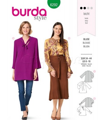  Burda Πατρόν Μπλούζες 6292