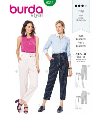  Burda Πατρόν Παντελόνια 6332